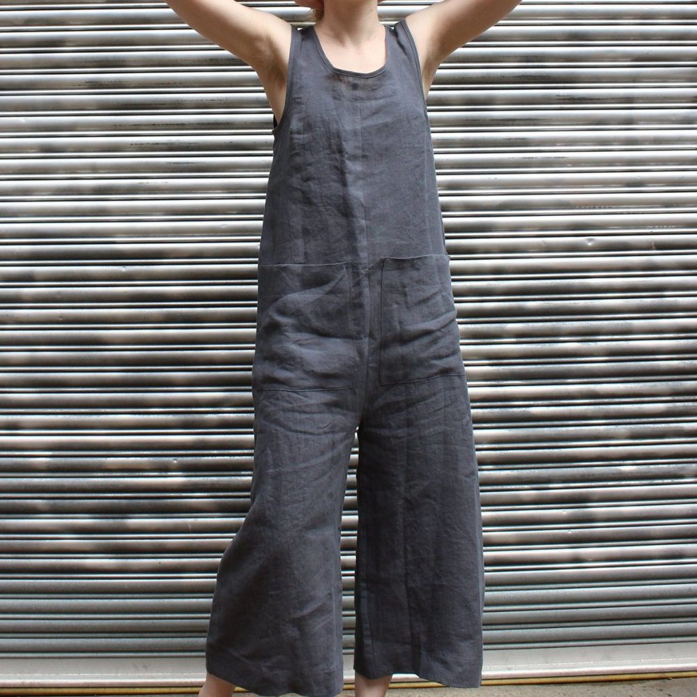 VGUC Ilana Kohn Milo Jumpsuit in Gray-Green, Sz M